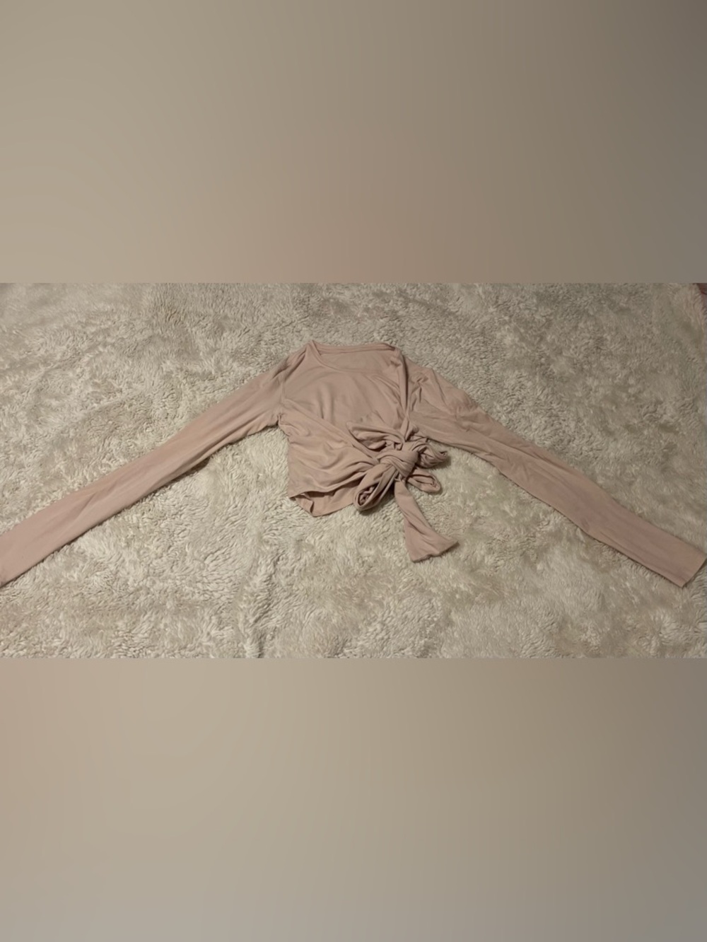 Lululemon Gather and Grow Long Sleeve Feather Pink Size 6